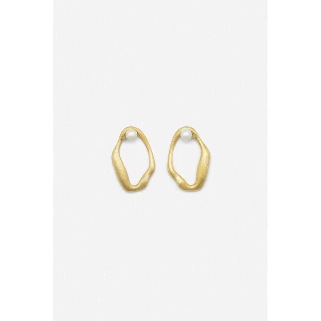 Sorelle Jewellery - Flow Earring - Forgyldt - Image 2
