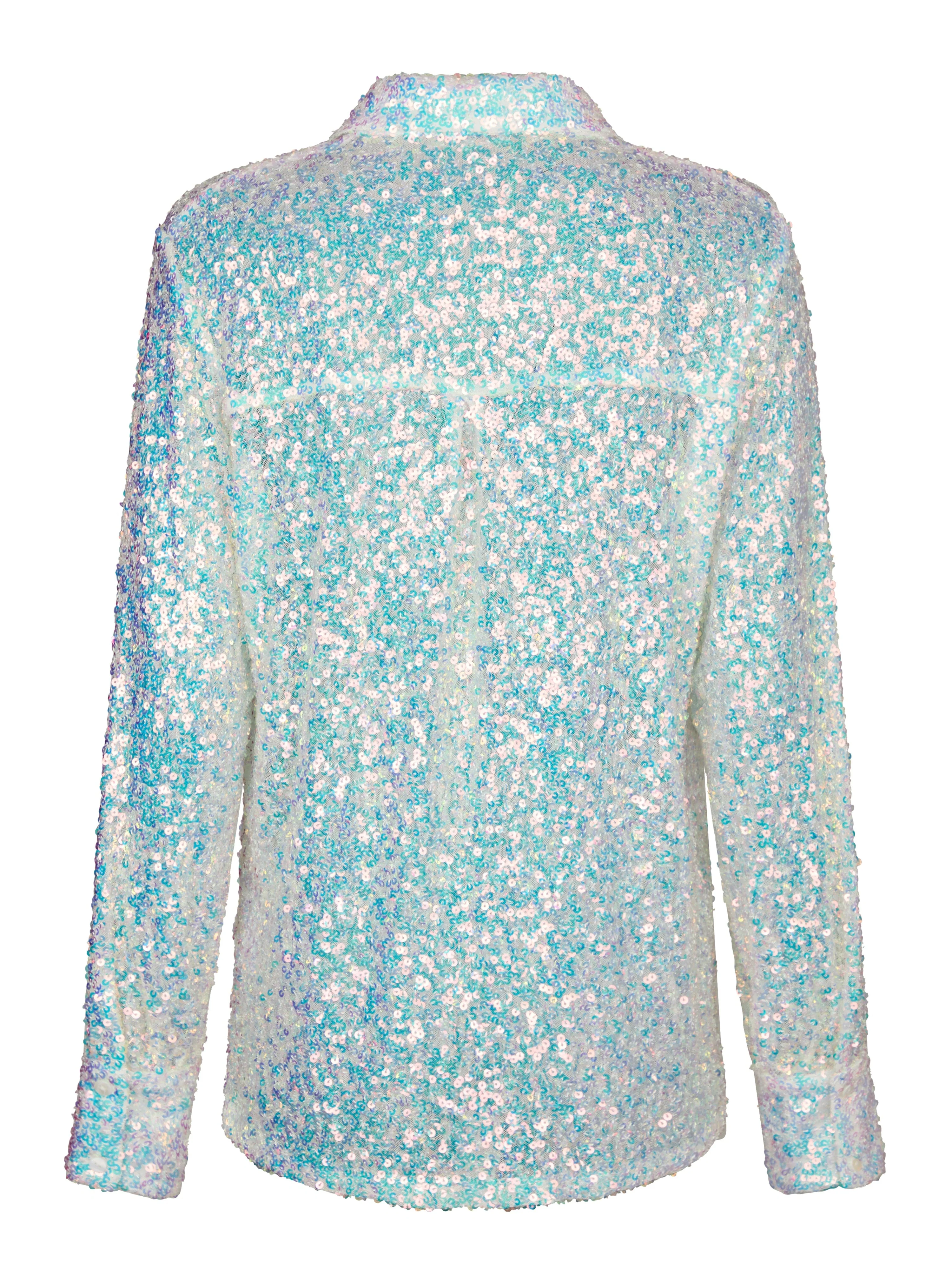 Valentin Studio - Classy Sequins Shirt - offwhite - Image 8