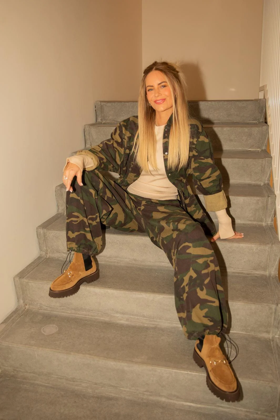 Valentin Studio - Loose Cargo Pants - Army