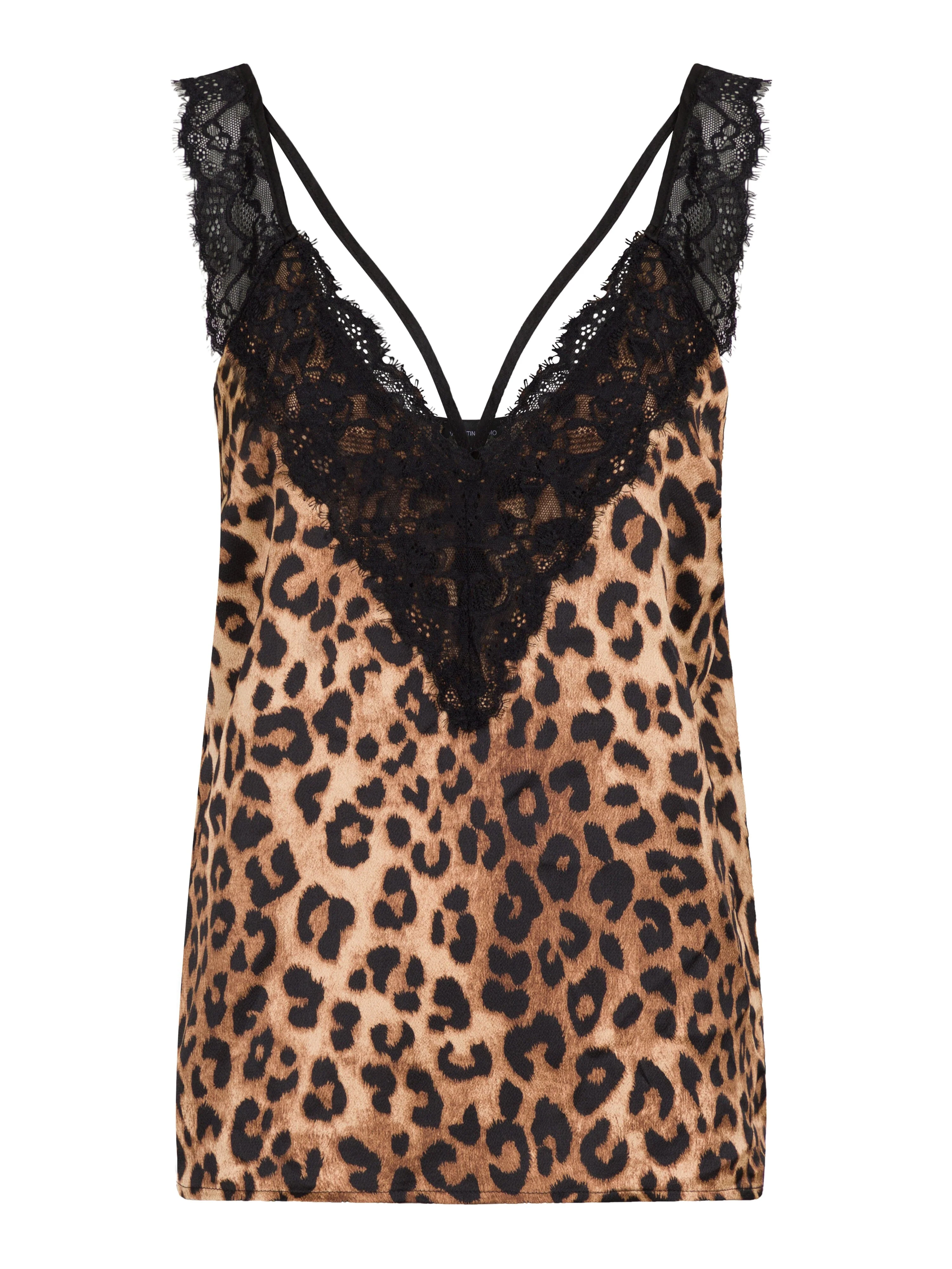 Valentin Studio - String Leopard Top - Leopard - Image 2