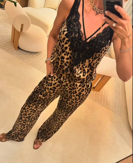 Valentin Studio - String Leopard Top - Leopard - Image 8