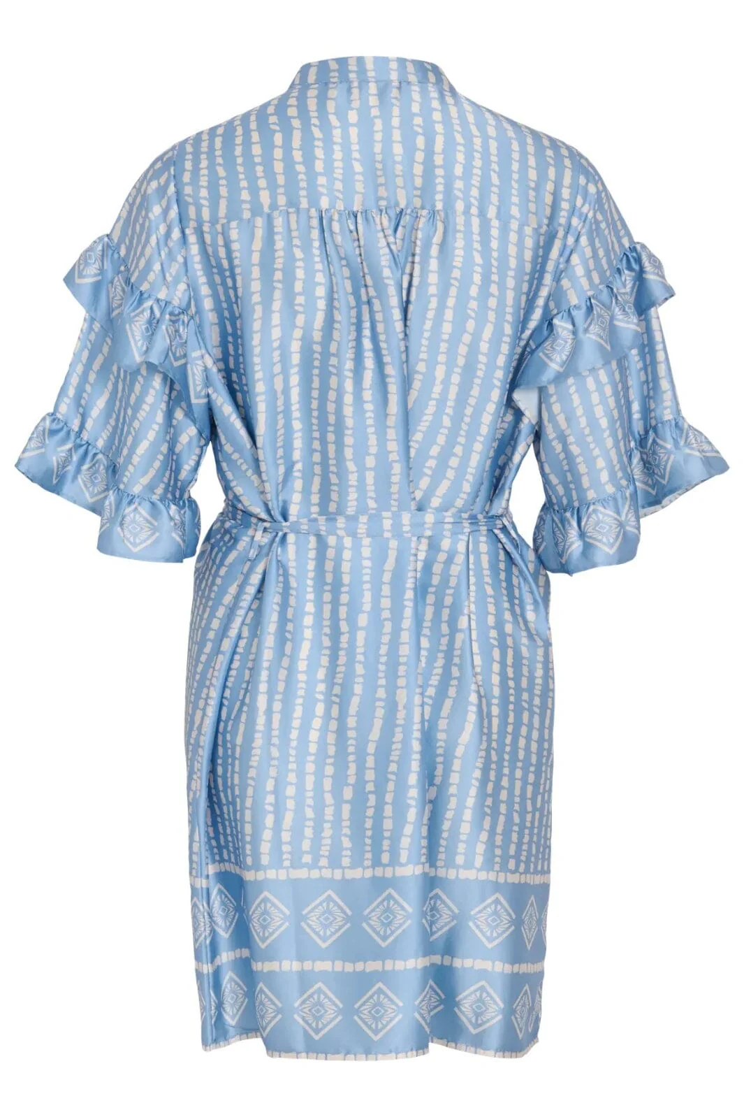 Vila - Vikavas 2/4 Frill Dress - 4927929 Kentucky Blue Birch - Image 2