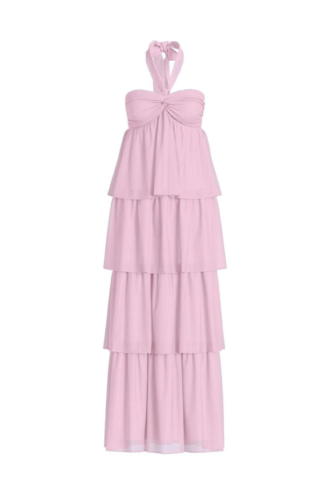 Vila - Vilea Halterneck Layered Dress/Dc/Ka - 5005144 Cherry Blossom
