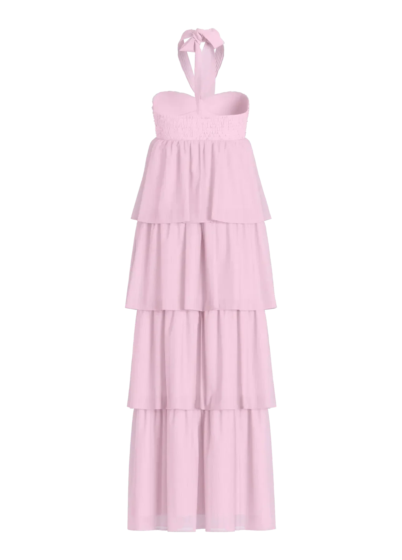 Vila - Vilea Halterneck Layered Dress/Dc/Ka - 5005144 Cherry Blossom - Image 3