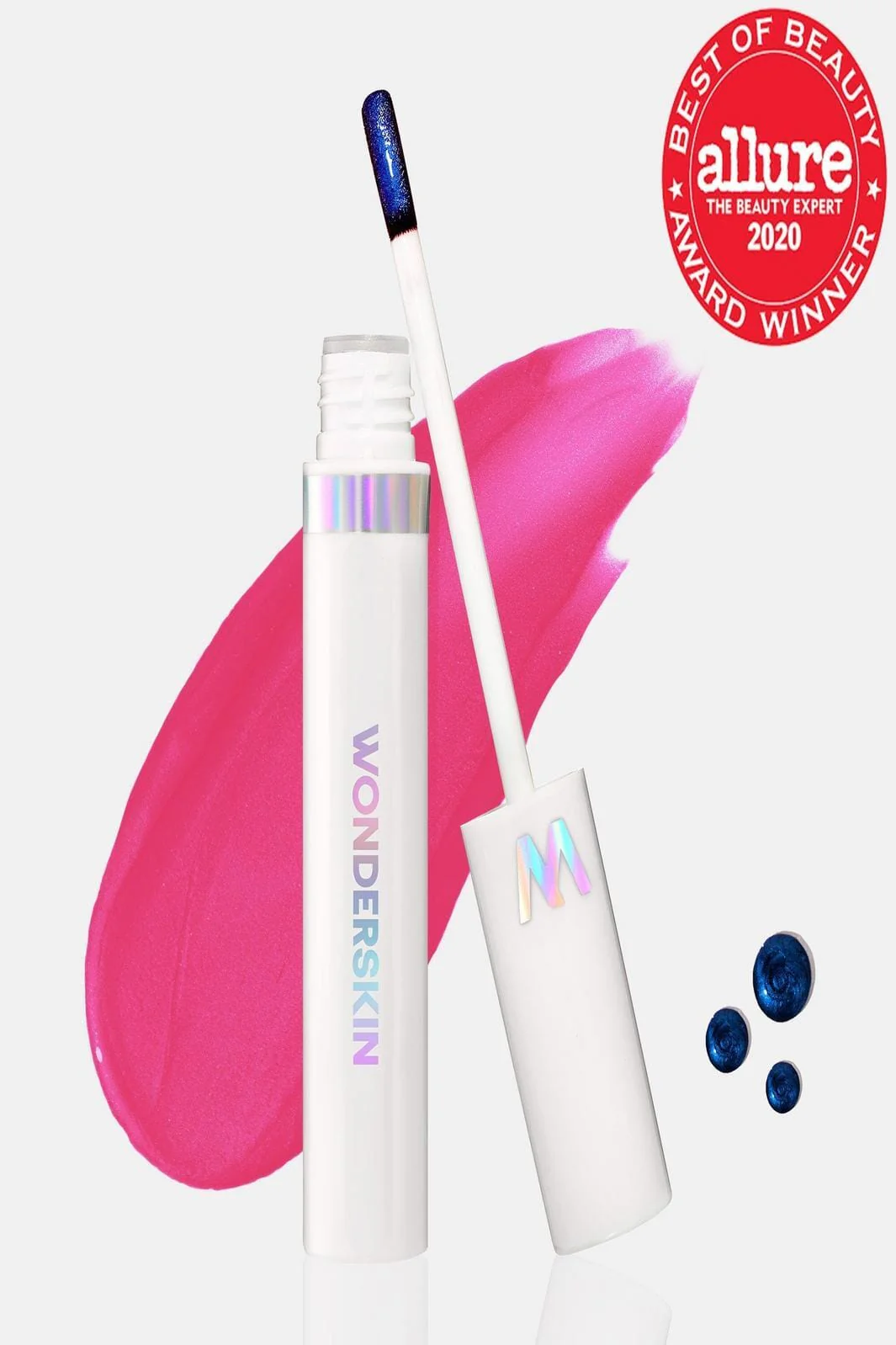 Wonderskin - Wonder Blading Lip Stain Masque - Neon Rose Bubblegum Pink - Image 4