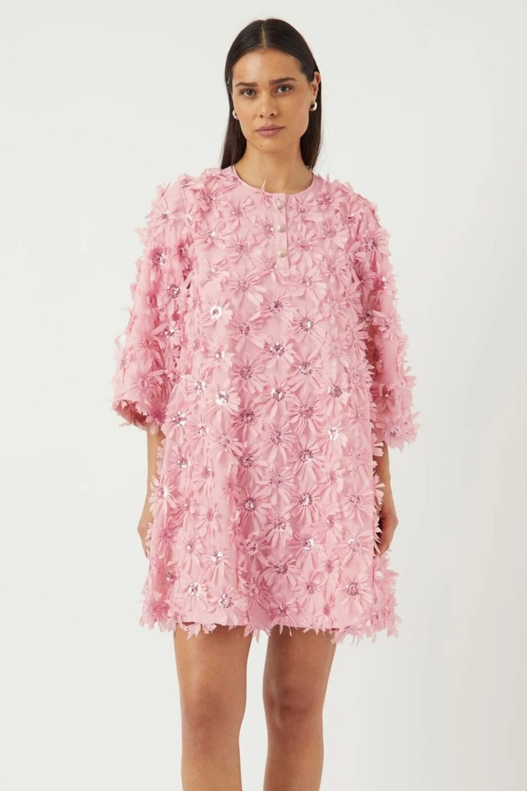 YAS - Yasabelone 3/4 Dress - 4806288 Romance Rose - Image 2