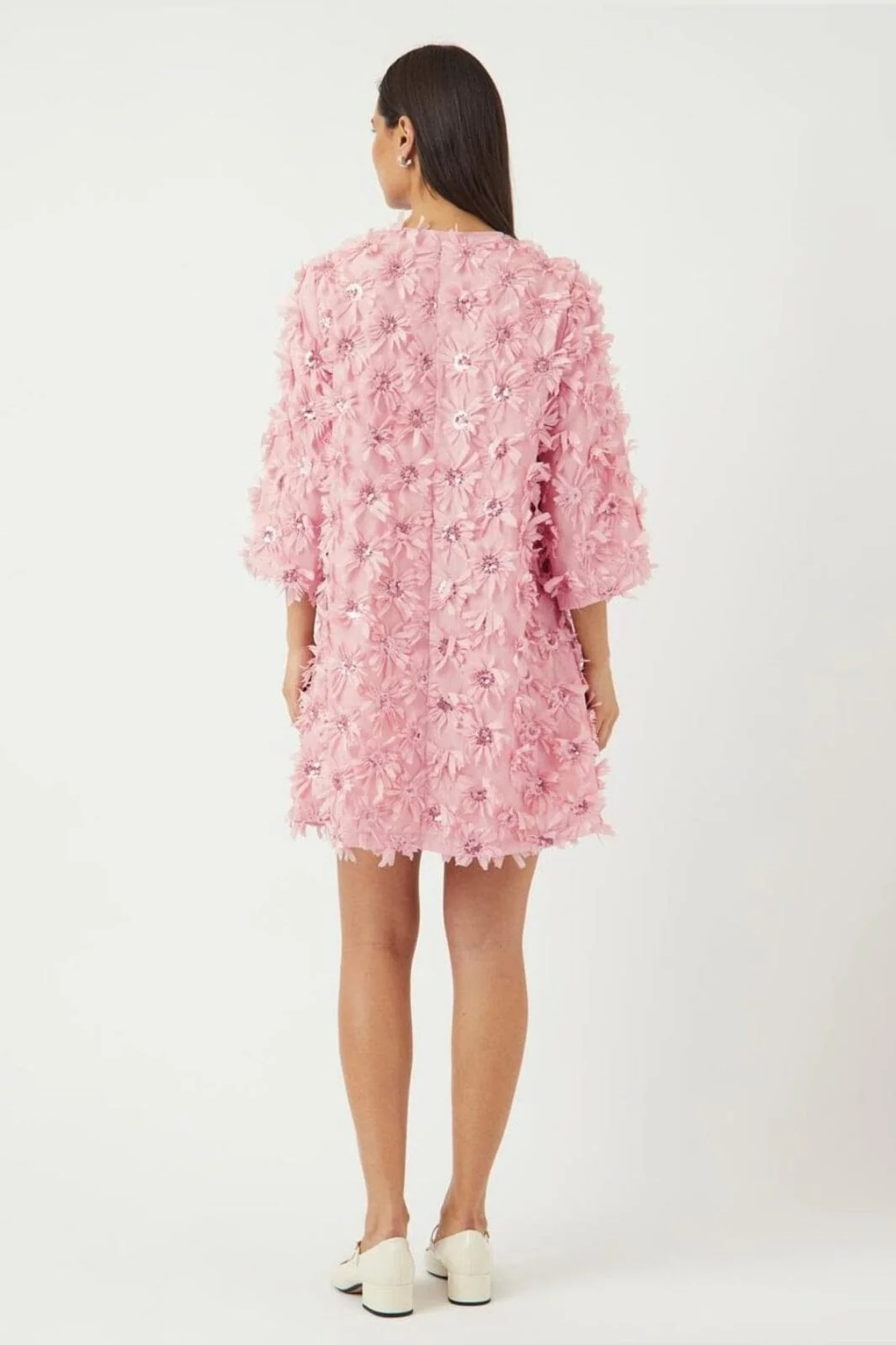 YAS - Yasabelone 3/4 Dress - 4806288 Romance Rose - Image 5