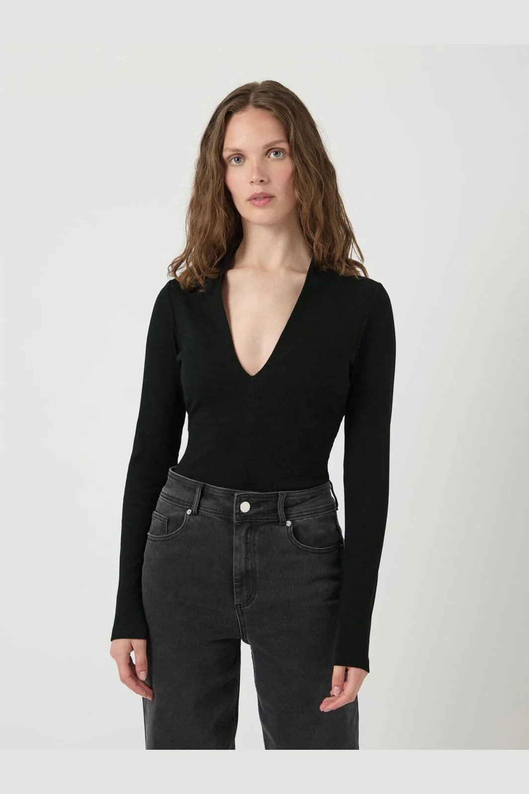 YAS - Yasclair Ls Body - 4961221 Black - Image 3