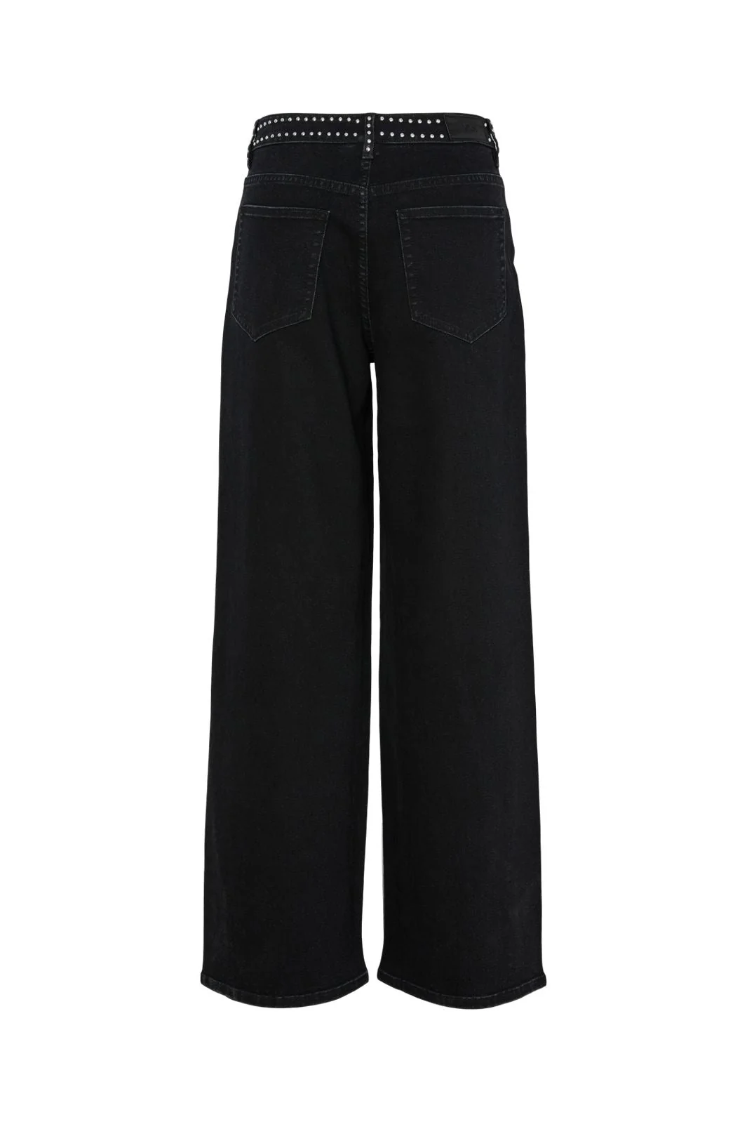 YAS - Yasnoelle Studded Jeans - 4931525 Dark Grey Denim - Image 5