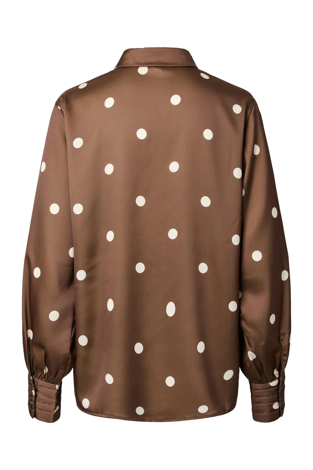 YAS - Yaspella Ls Shirt - 5084722 Pinecone Ecru Dots - Image 3