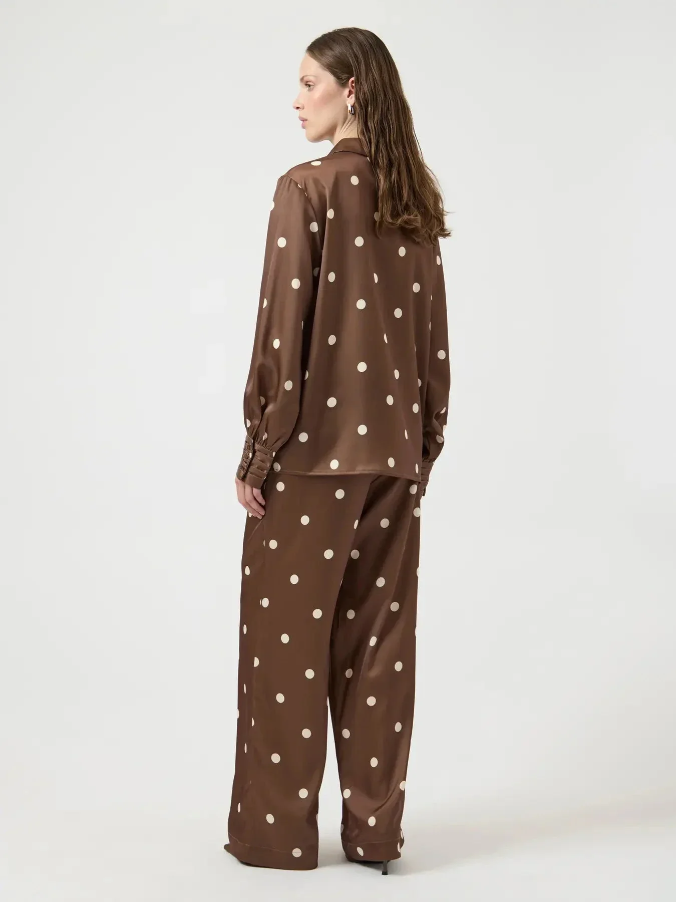 YAS - Yaspella Pant - 5084732 Pinecone Ecru Dots - Image 5