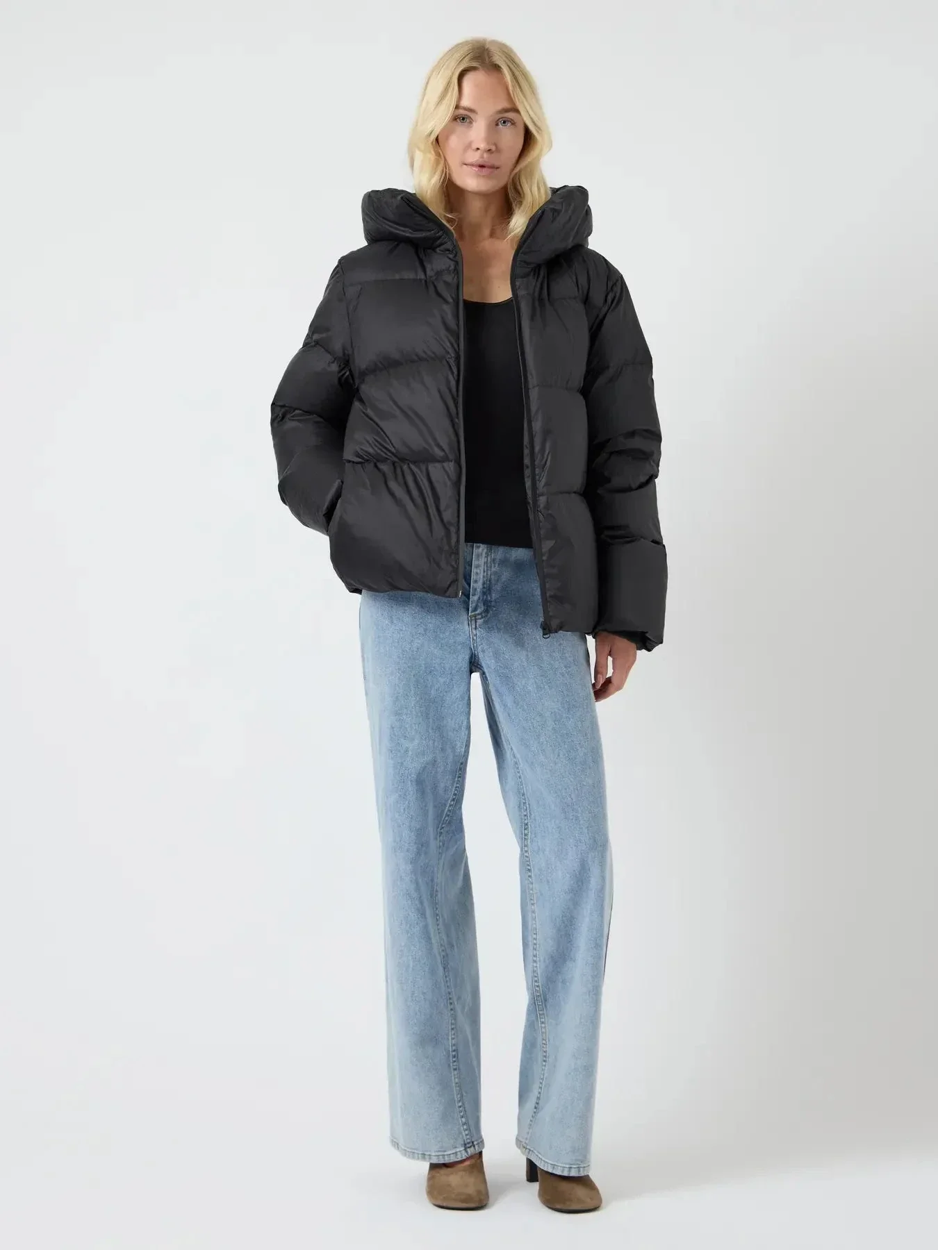 YAS - Yaspoppel Down Blend Jacket - 4872556 Black - Image 4