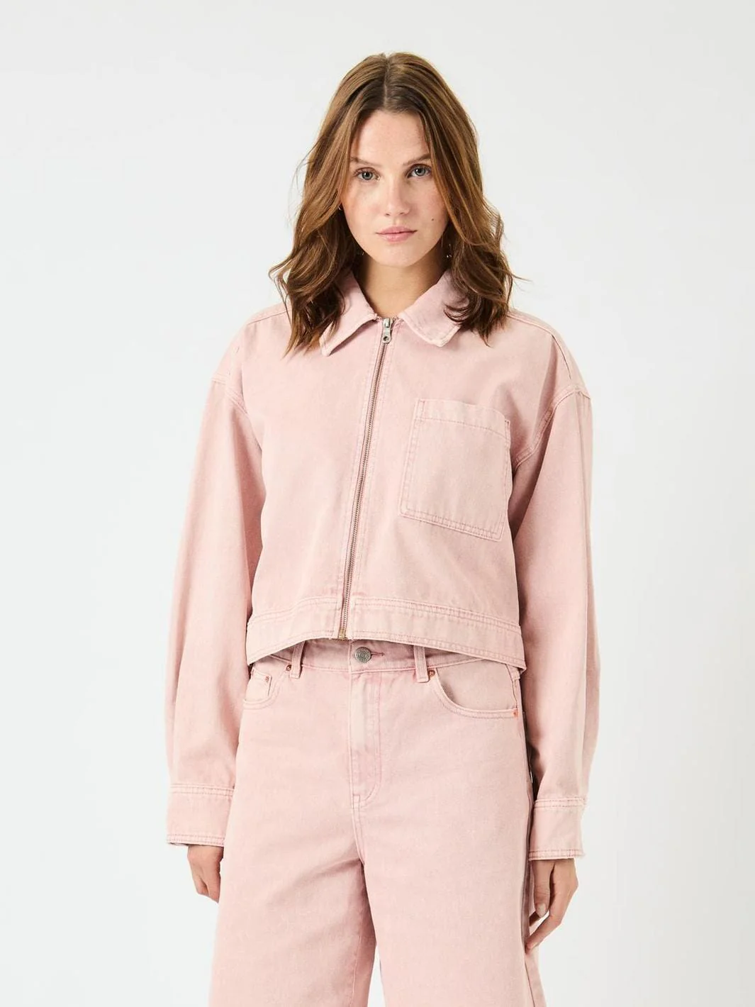 YAS - Yassun Ls Crop Denim Jacket Fest - 4753931 Zephyr - Image 4