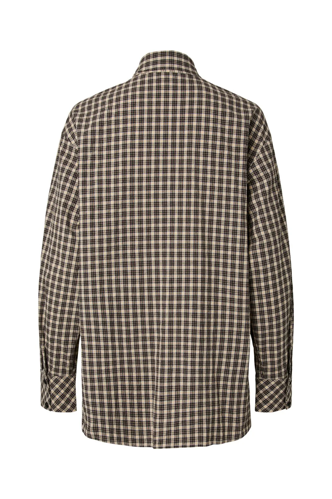 YAS - Yascarlina Ls Long Shirt - 5108963 Chocolate Brown W. Checks - Image 6