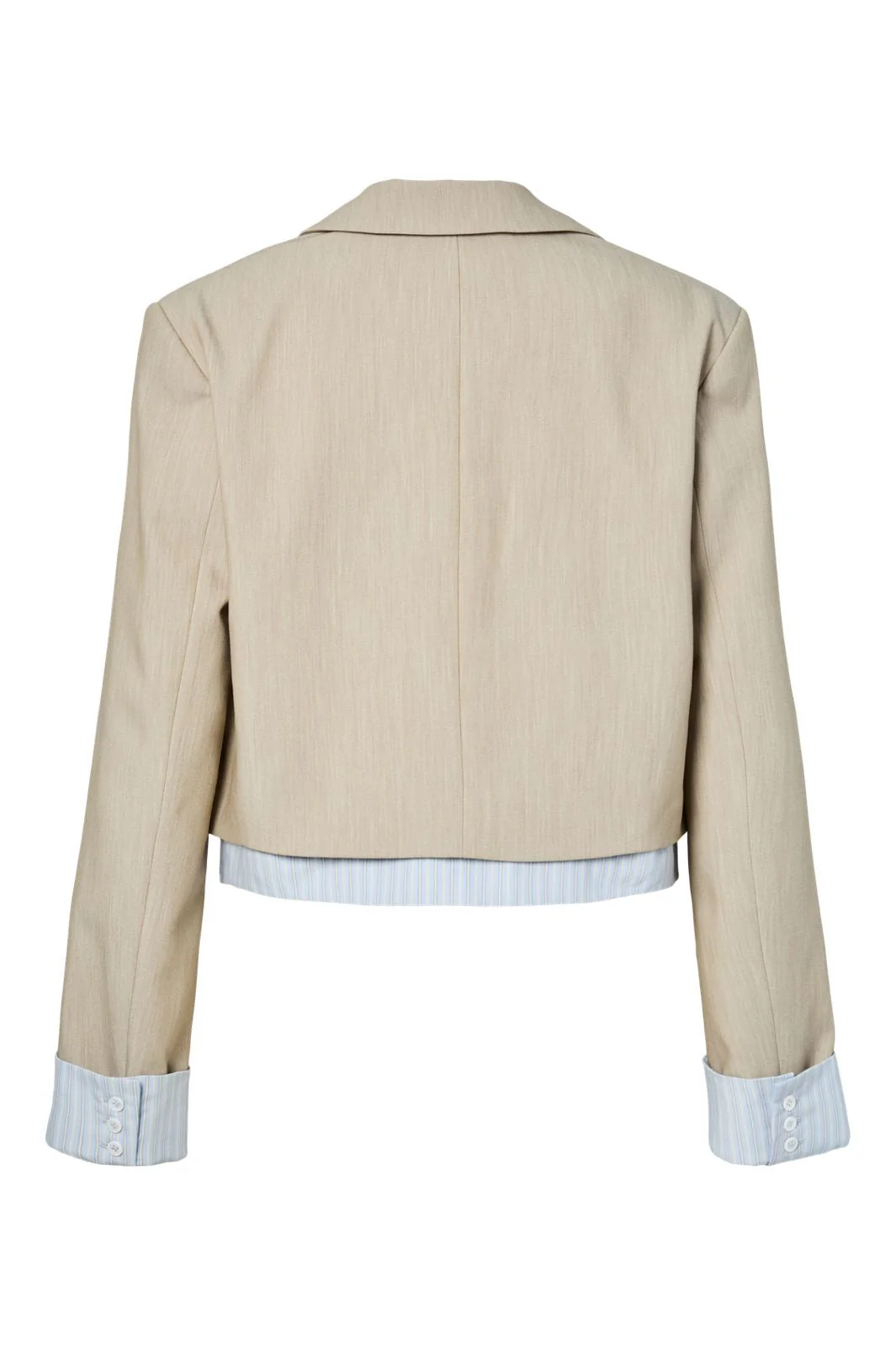 YAS - Yasdetana Ls Blazer - 4950125 Oxford Tan W. Skyway Stripe - Image 7