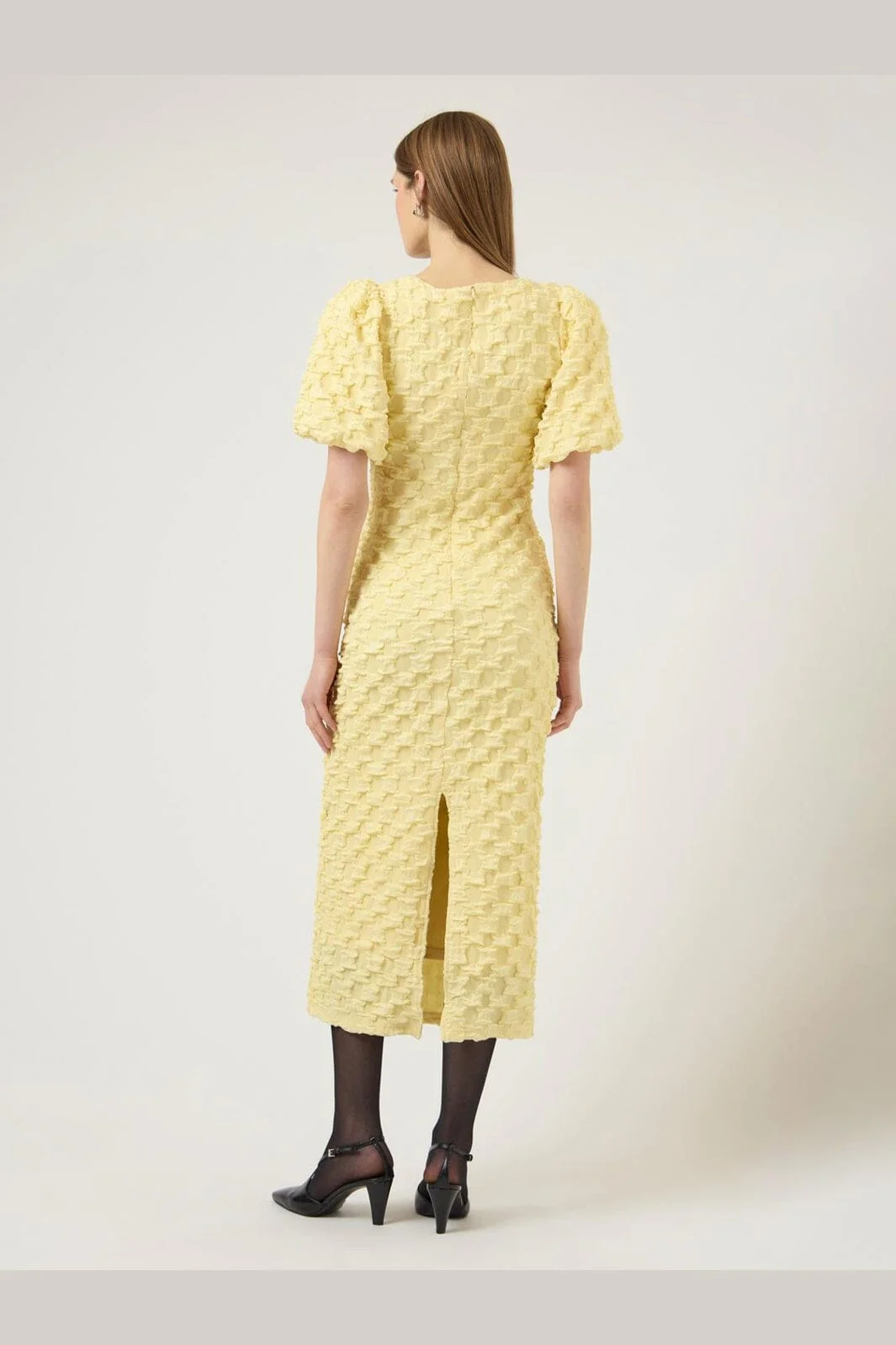 YAS - Yasmiamaja 2/4 Long Dress Celeb - 5038340 Anise Flower - Image 4